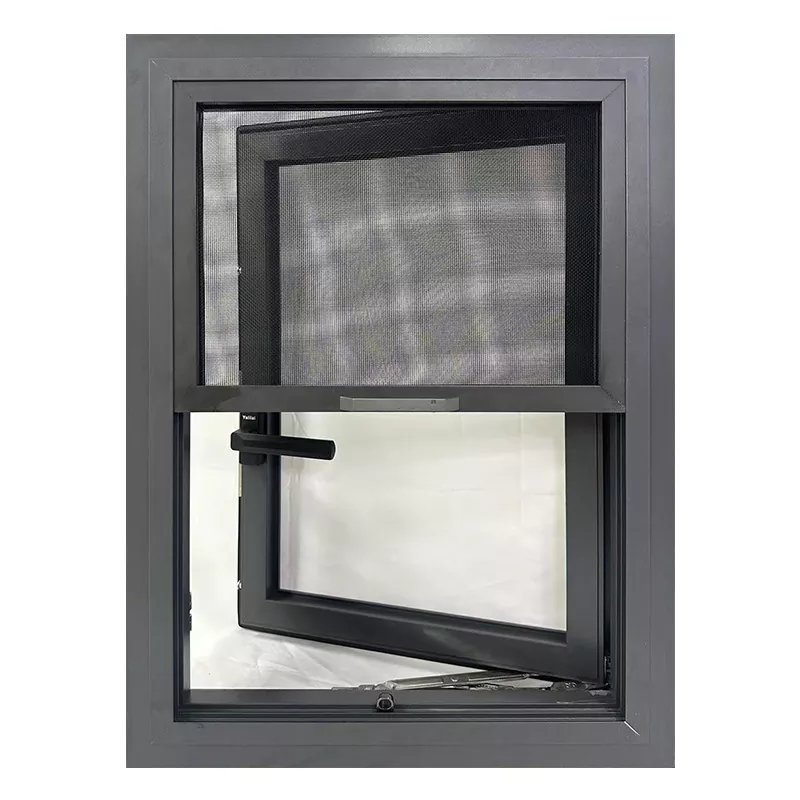 Pulverlakerede vinduer i aluminiumslegering